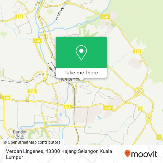 Veroan Lingenes, 43300 Kajang Selangor map