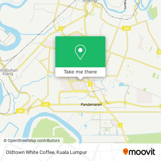 Oldtown White Coffee map