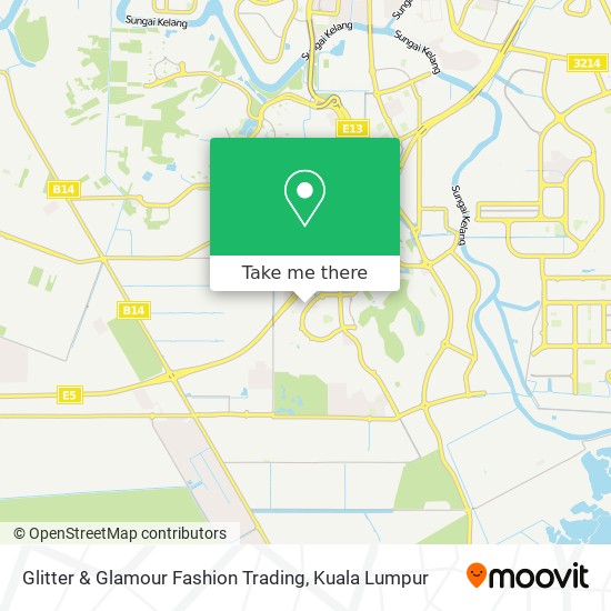 Glitter & Glamour Fashion Trading map