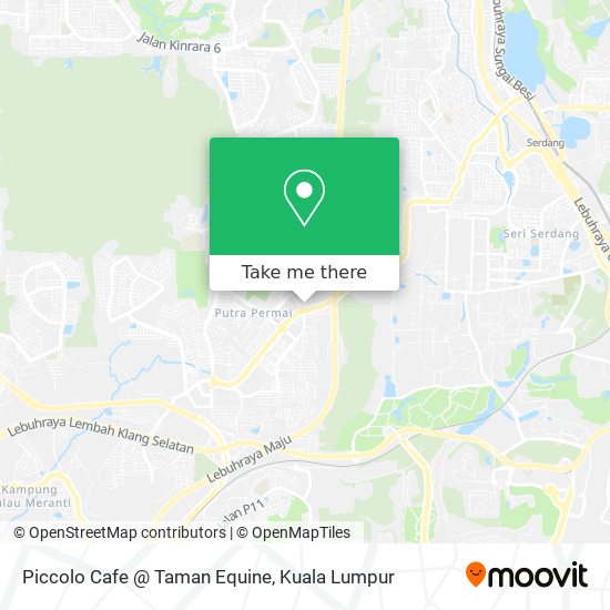 Piccolo Cafe @ Taman Equine map