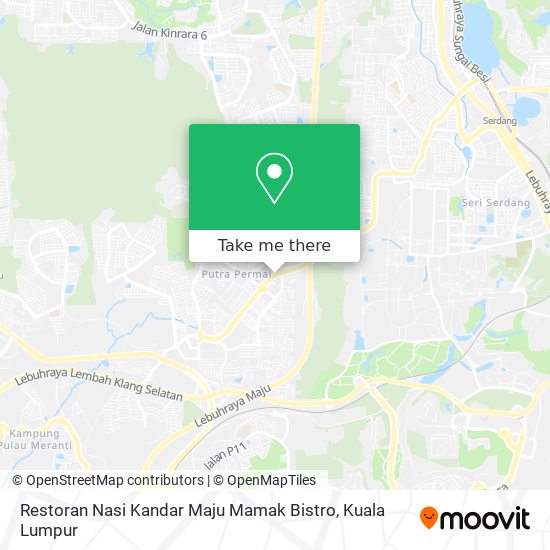 Restoran Nasi Kandar Maju Mamak Bistro map