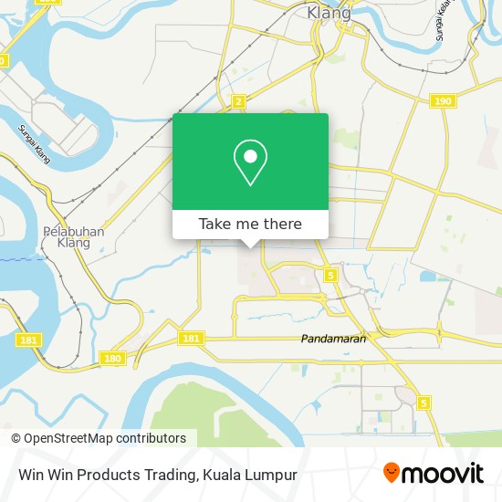 Win Win Products Trading map