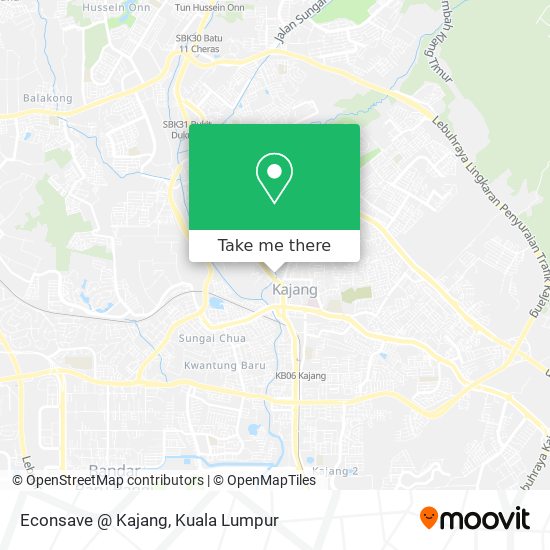 Econsave @ Kajang map