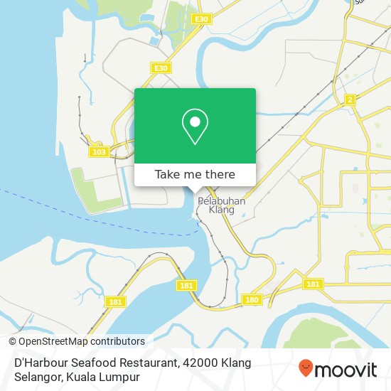 D'Harbour Seafood Restaurant, 42000 Klang Selangor map