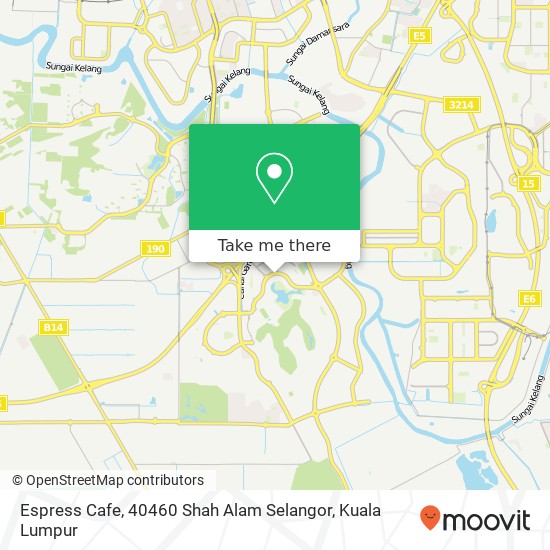 Espress Cafe, 40460 Shah Alam Selangor map
