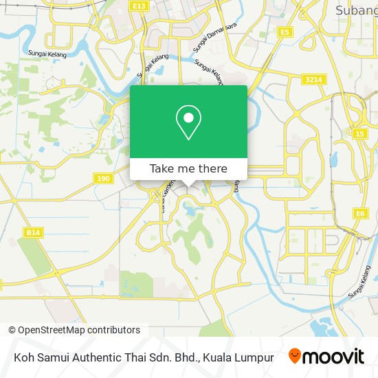Peta Koh Samui Authentic Thai Sdn. Bhd.