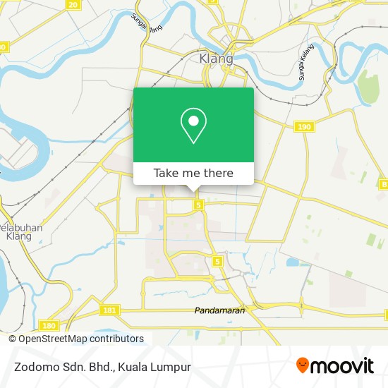 Zodomo Sdn. Bhd. map