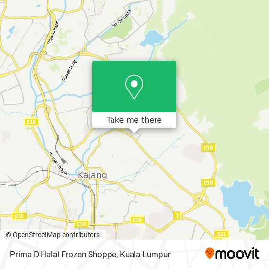 Prima D'Halal Frozen Shoppe map