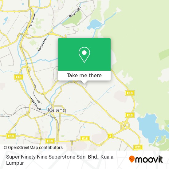 Super Ninety Nine Superstone Sdn. Bhd. map