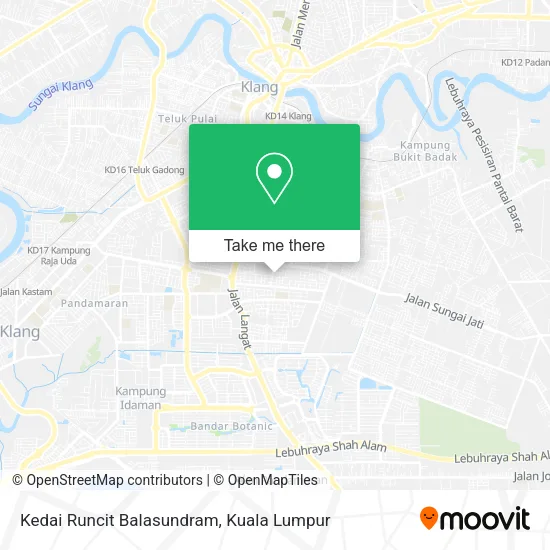 Kedai Runcit Balasundram map
