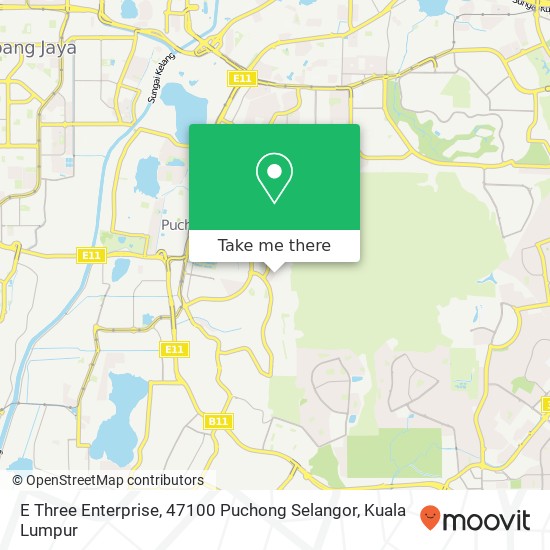 E Three Enterprise, 47100 Puchong Selangor map