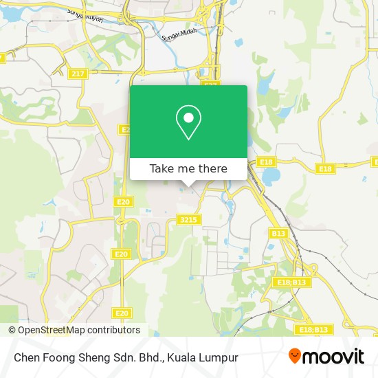 Chen Foong Sheng Sdn. Bhd. map