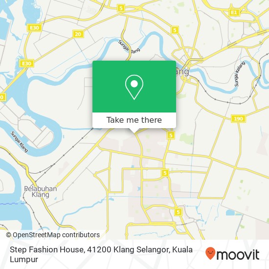 Peta Step Fashion House, 41200 Klang Selangor