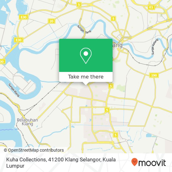 Kuha Collections, 41200 Klang Selangor map