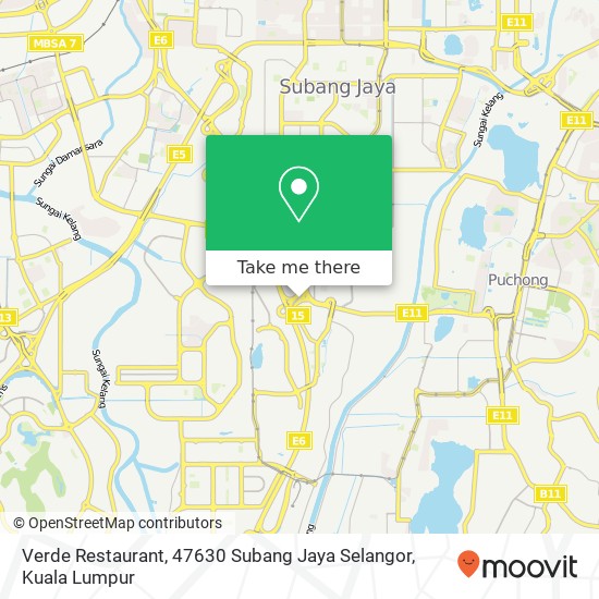 Peta Verde Restaurant, 47630 Subang Jaya Selangor