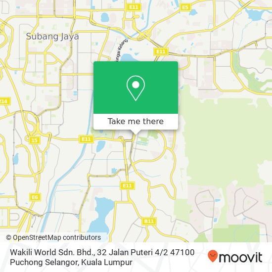 Wakili World Sdn. Bhd., 32 Jalan Puteri 4 / 2 47100 Puchong Selangor map