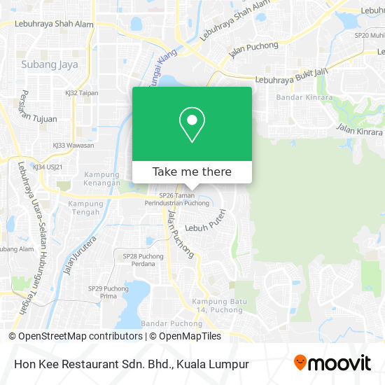 Hon Kee Restaurant Sdn. Bhd. map