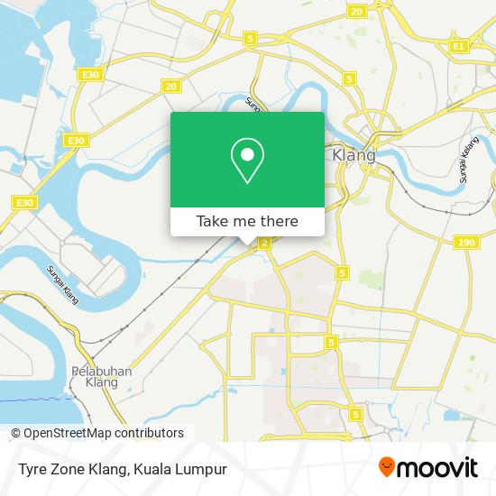 Tyre Zone Klang map