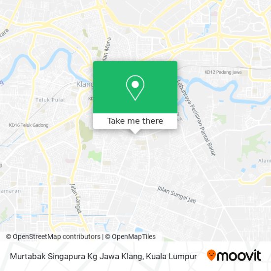 Peta Murtabak Singapura Kg Jawa Klang