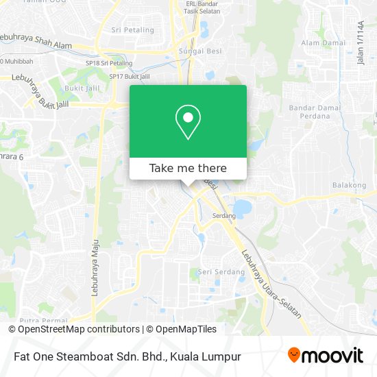 Fat One Steamboat Sdn. Bhd. map