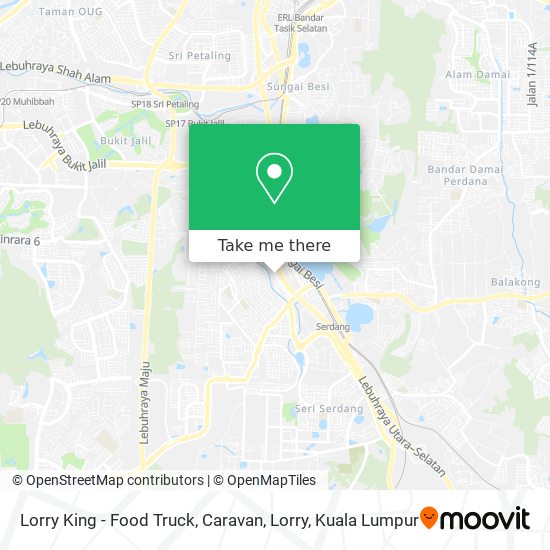 Lorry King - Food Truck, Caravan, Lorry map