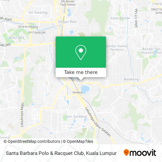 Santa Barbara Polo & Racquet Club map