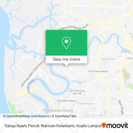 Satay / Ayam Percik Warisan Kelantan's map