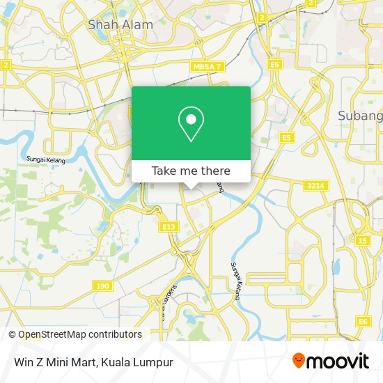 Win Z Mini Mart map