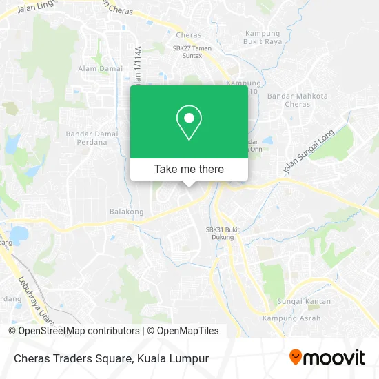 Cheras Traders Square map