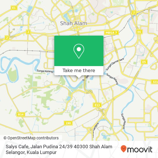 Salys Cafe, Jalan Pudina 24 / 39 40300 Shah Alam Selangor map