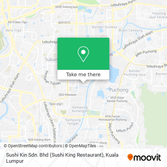 Sushi Kin Sdn. Bhd (Sushi King Restaurant) map