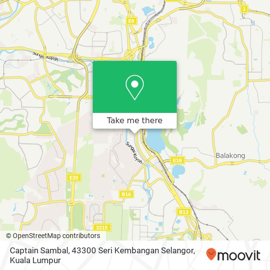 Captain Sambal, 43300 Seri Kembangan Selangor map