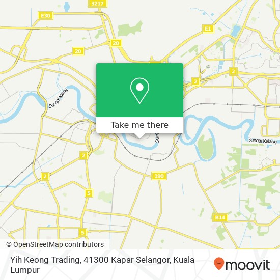 Peta Yih Keong Trading, 41300 Kapar Selangor