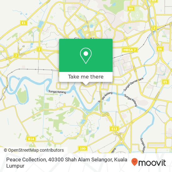 Peace Collection, 40300 Shah Alam Selangor map