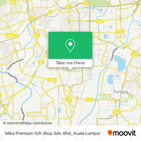 Mika Premium Gift Shop Sdn. Bhd. map