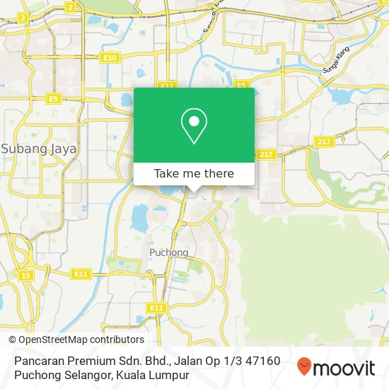 Peta Pancaran Premium Sdn. Bhd., Jalan Op 1 / 3 47160 Puchong Selangor