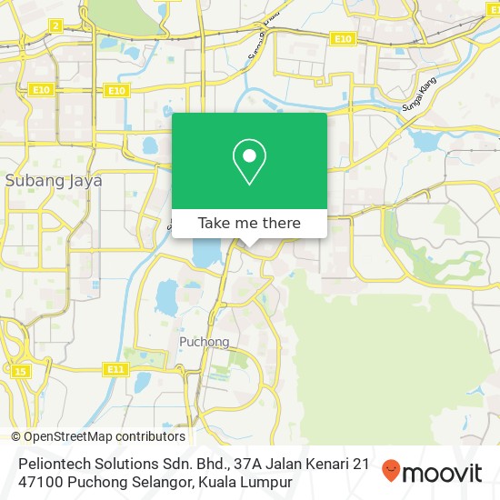 Peta Peliontech Solutions Sdn. Bhd., 37A Jalan Kenari 21 47100 Puchong Selangor