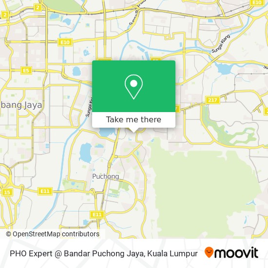 PHO Expert @ Bandar Puchong Jaya map
