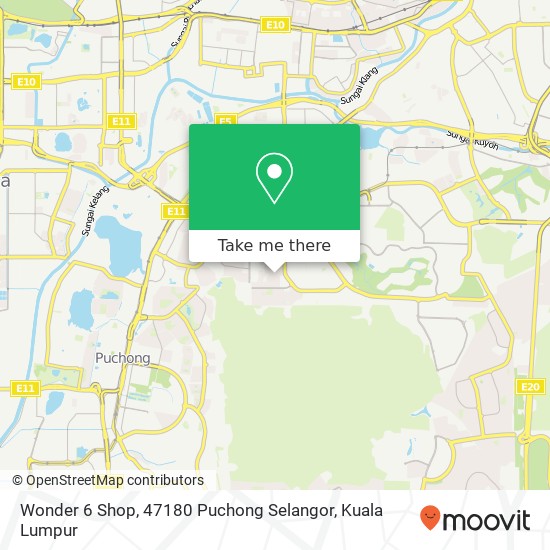 Wonder 6 Shop, 47180 Puchong Selangor map