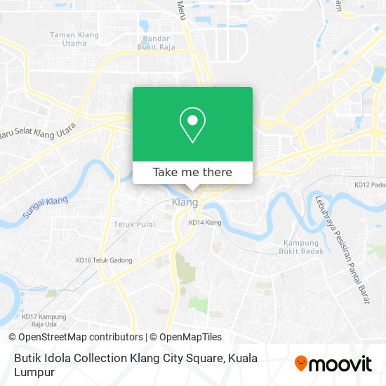 Peta Butik Idola Collection Klang City Square