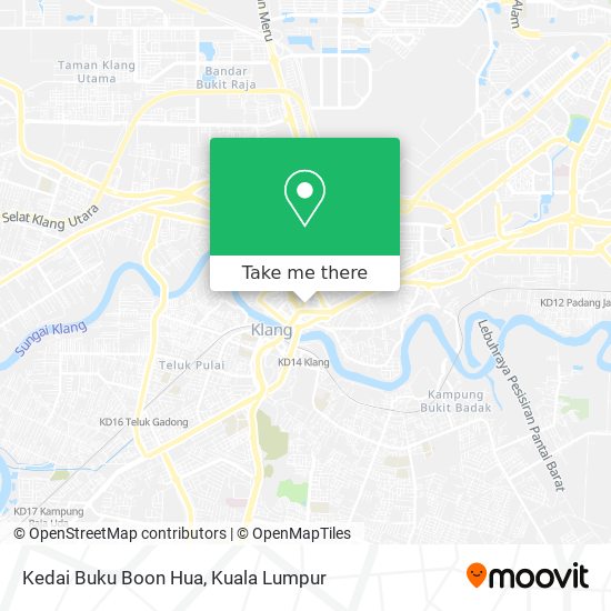 Kedai Buku Boon Hua map