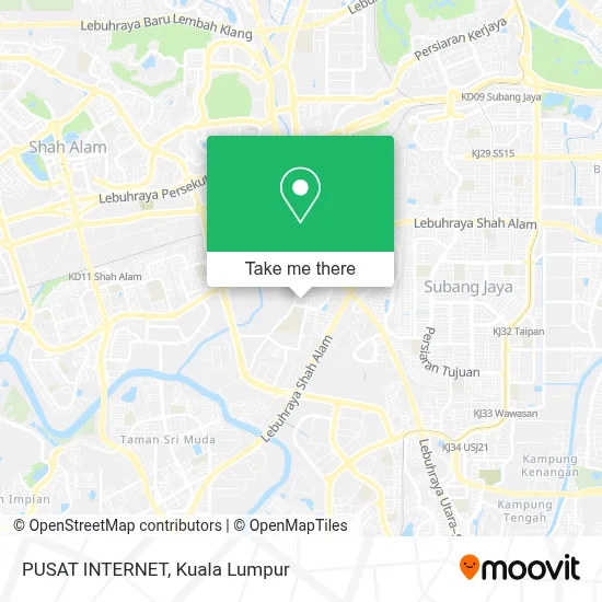 PUSAT INTERNET map