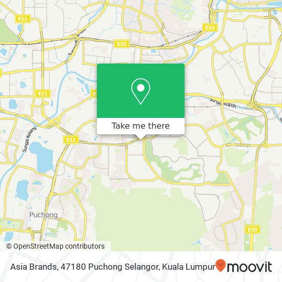 Asia Brands, 47180 Puchong Selangor map