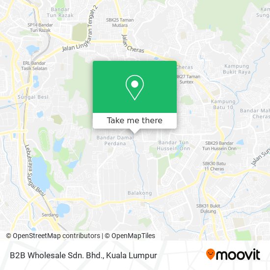 B2B Wholesale Sdn. Bhd. map