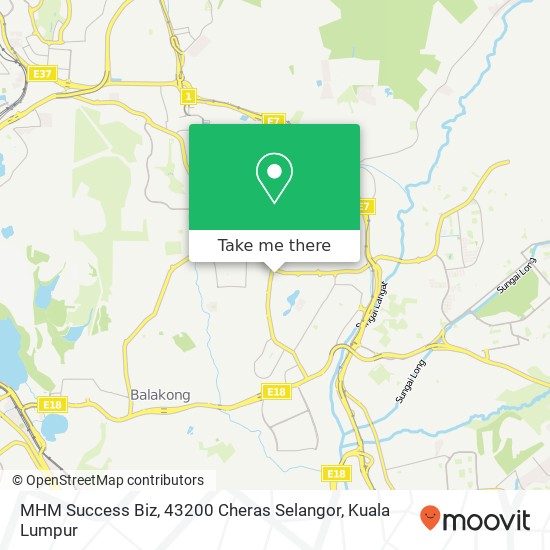 MHM Success Biz, 43200 Cheras Selangor map