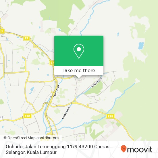 Ochado, Jalan Temenggung 11 / 9 43200 Cheras Selangor map