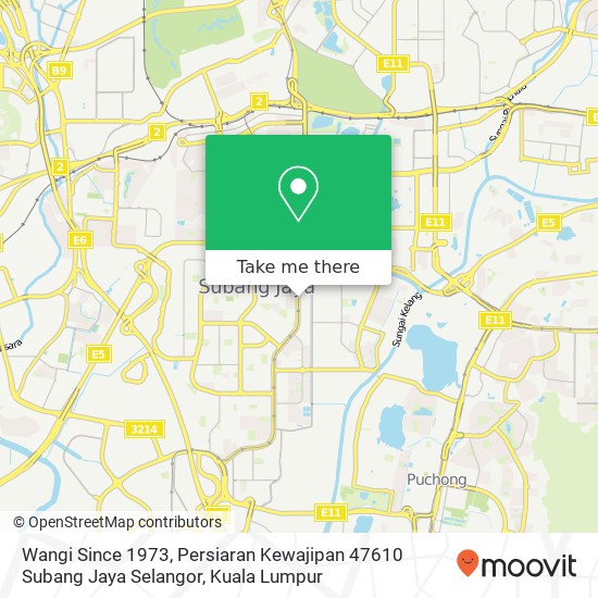 Peta Wangi Since 1973, Persiaran Kewajipan 47610 Subang Jaya Selangor
