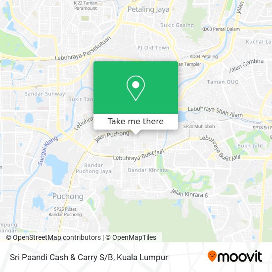 Sri Paandi Cash & Carry S/B map