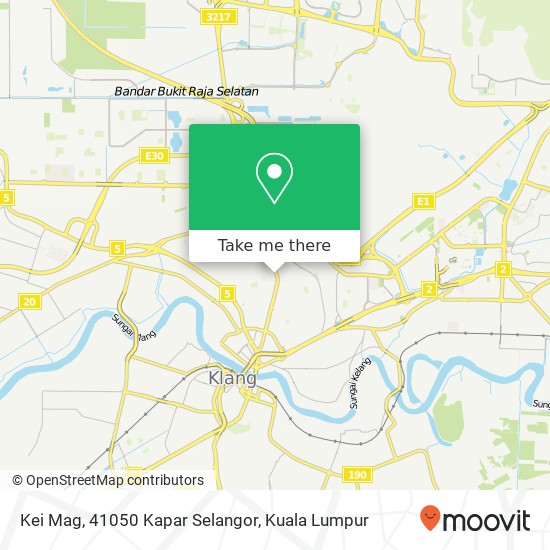 Peta Kei Mag, 41050 Kapar Selangor