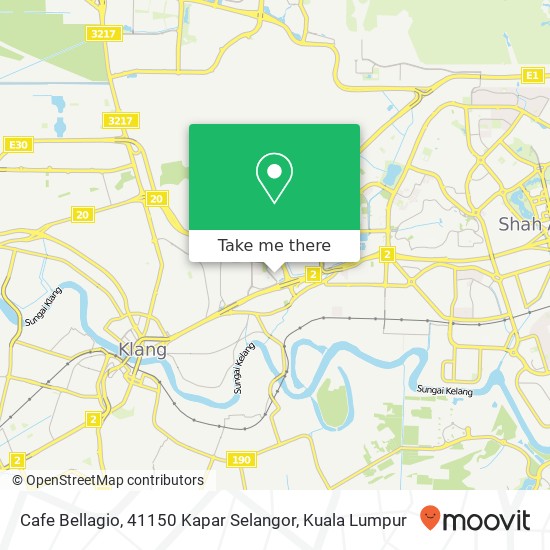 Cafe Bellagio, 41150 Kapar Selangor map